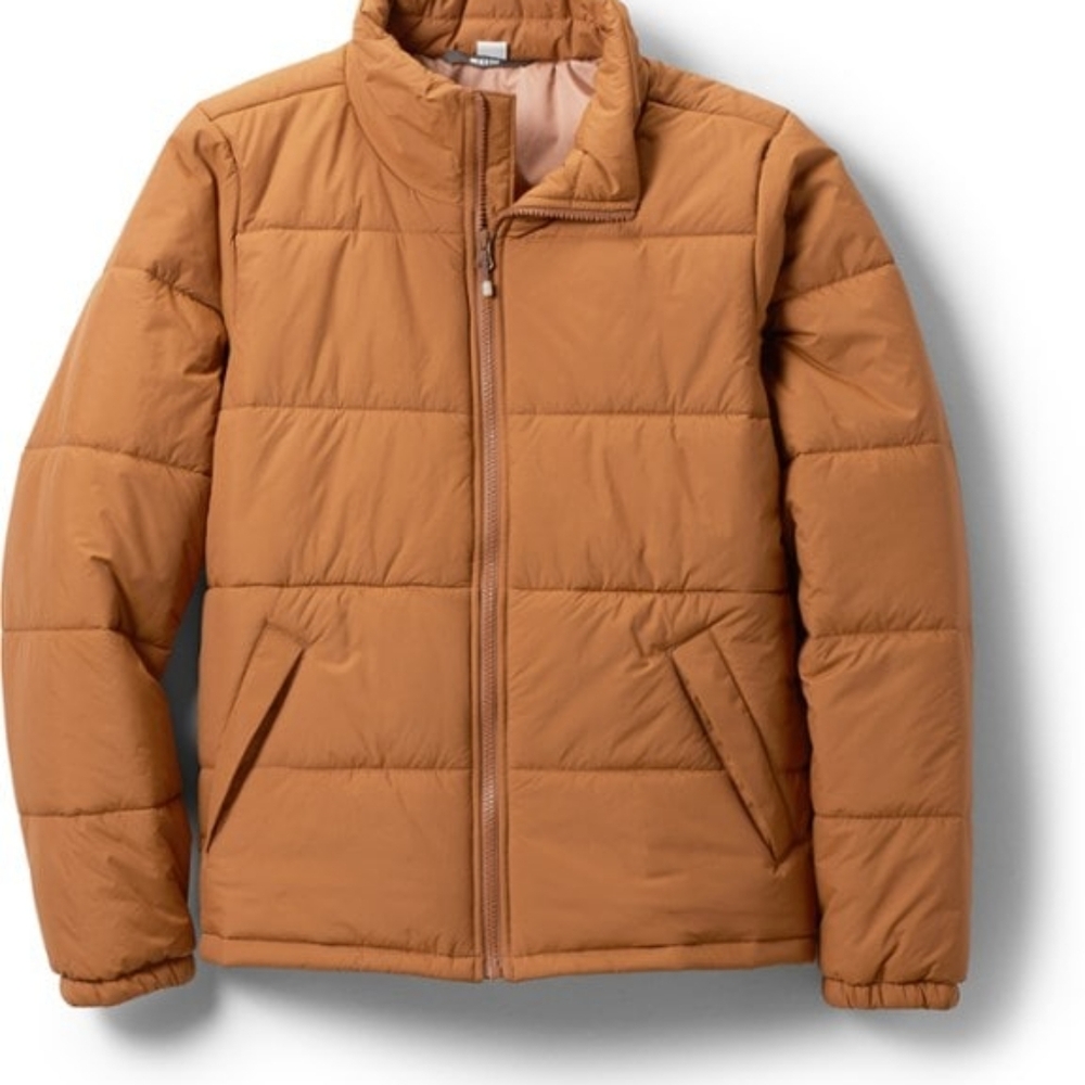 REI Groundbreaker Brown Puffer Jacket Size 3X